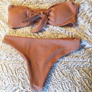 Cute Nude Bandeau bikini
